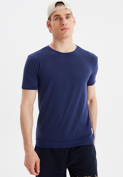 Trendyol - Basic short sleeve tee - navy