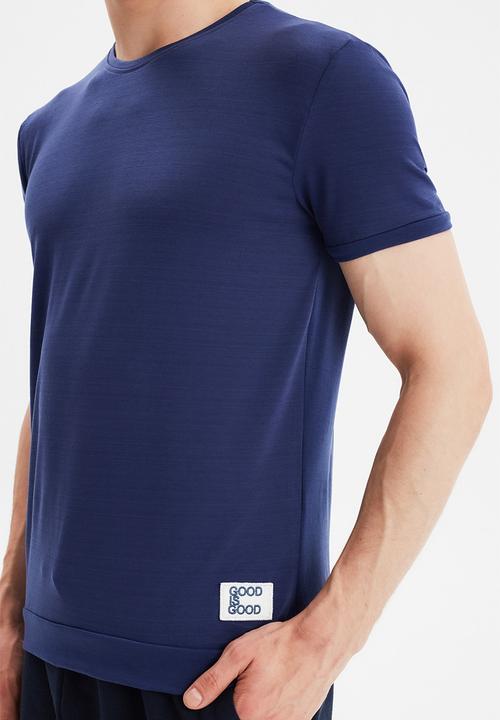 Trendyol - Basic short sleeve tee - navy