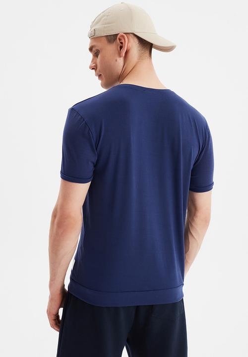 Trendyol - Basic short sleeve tee - navy