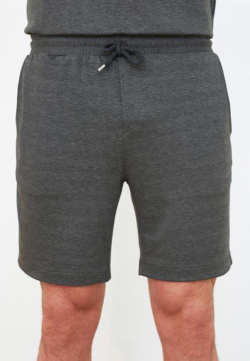 Trendyol - Chest printed sweatsuit - grey