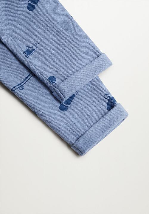 MANGO - Trousers helmut - blue