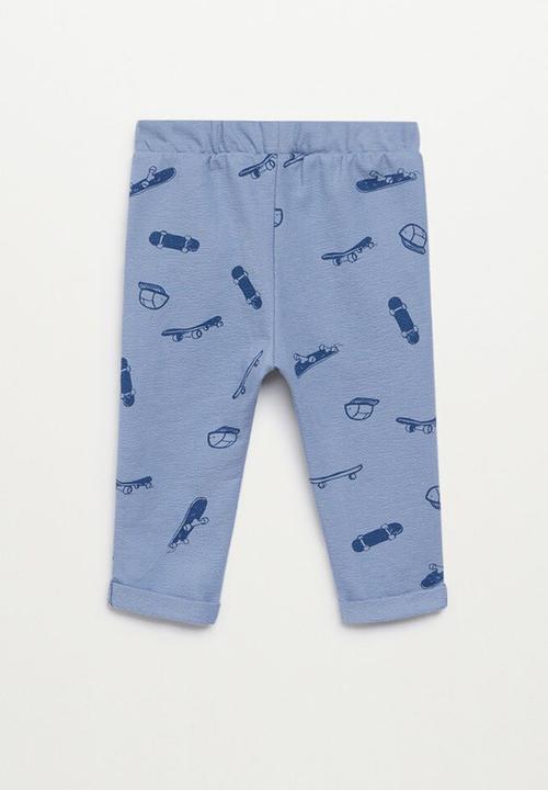 MANGO - Trousers helmut - blue