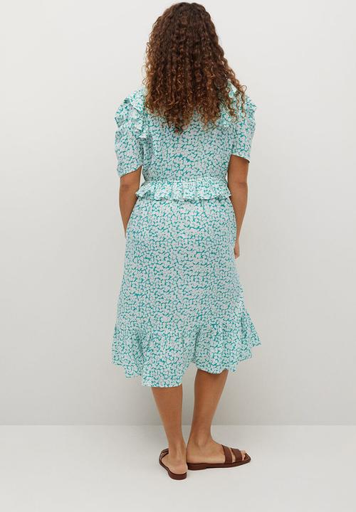 Violeta by Mango - Plus dress beauty - green