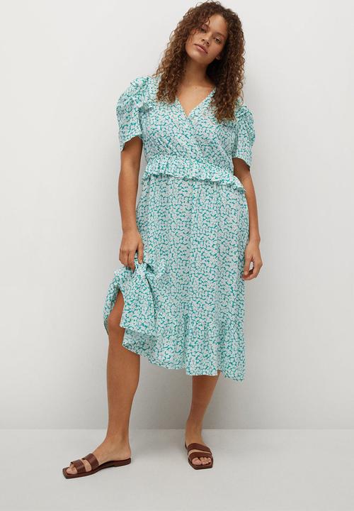 Violeta by Mango - Plus dress beauty - green