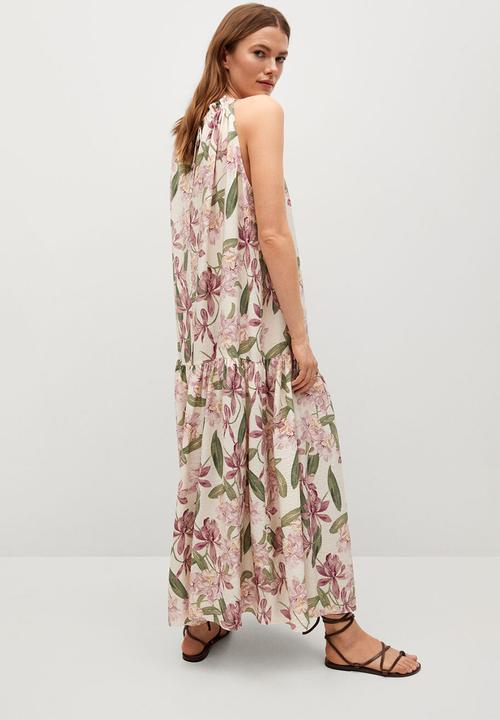 MANGO - Dress lula - light beige