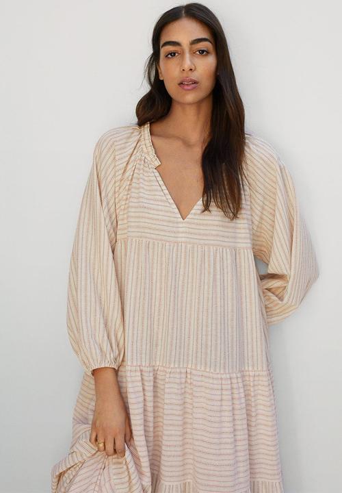 MANGO - Dress renee - light beige