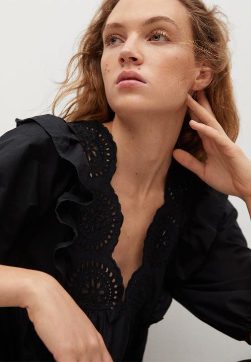 MANGO - Dress agata - black