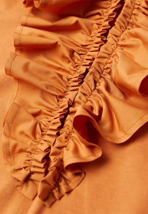 MANGO - T-shirt jimena - orange