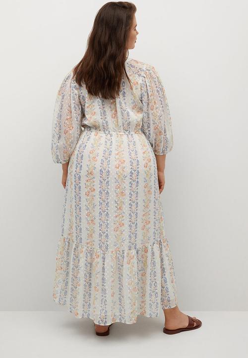 Violeta by Mango - Plus dress bonita - white