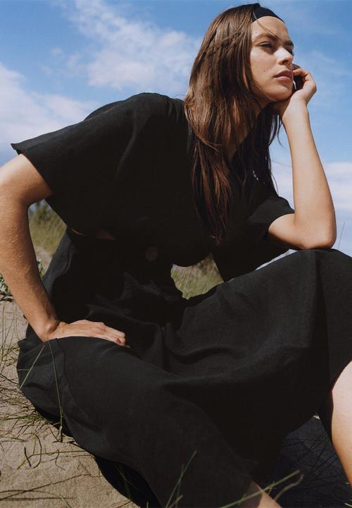 MANGO - Dress malta - black