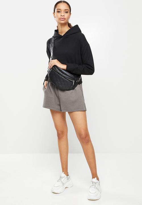 Factorie - Waffle fleece short - grey