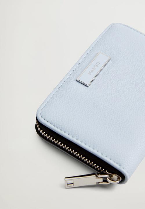 MANGO - Badu wallet - light pastel blue