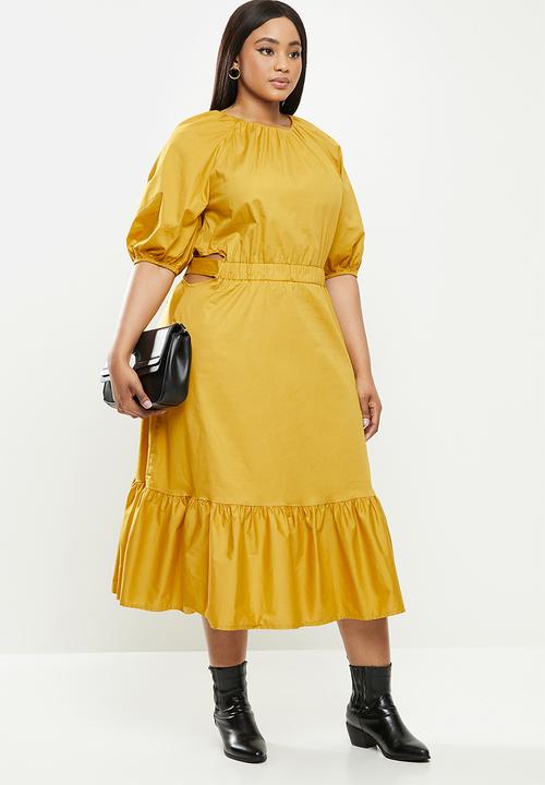 Me&B - Plus the tori dress - yellow