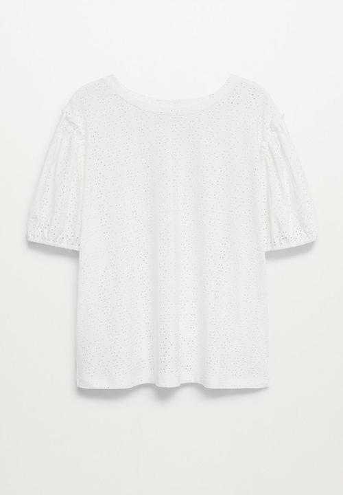 Violeta by Mango - Plus T-shirt lyon - white