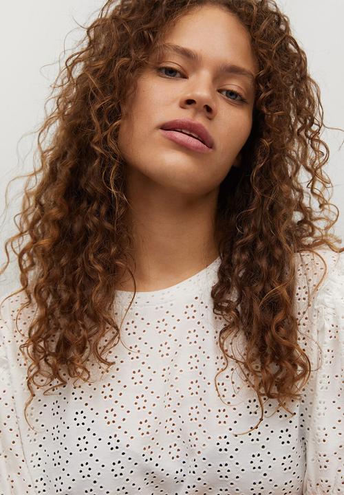 Violeta by Mango - Plus T-shirt lyon - white