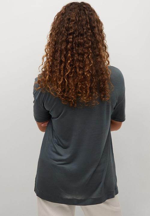 Violeta by Mango - Plus T-shirt lionel - charcoal