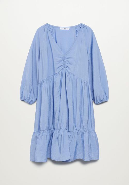 MANGO - Dress falcon - blue