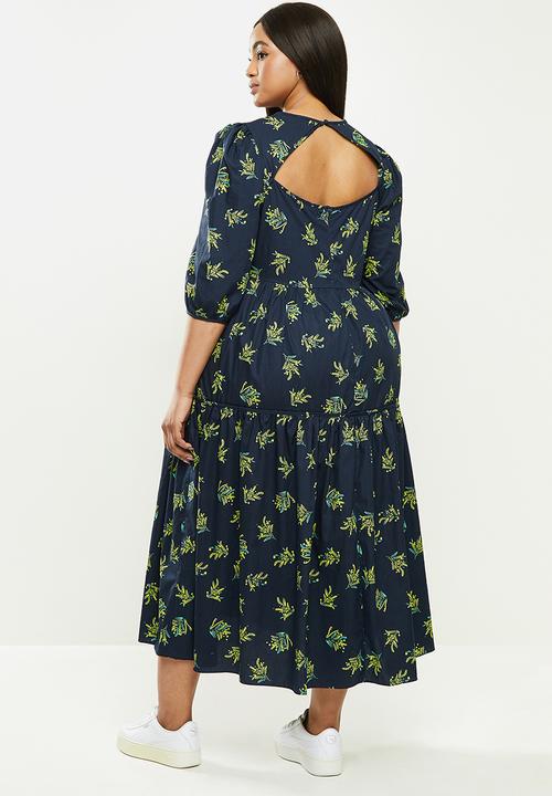 Glamorous - Plus woven dress - navy 