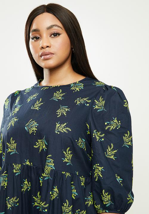 Glamorous - Plus woven dress - navy 
