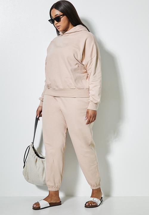 Superbalist - Crop hoodie - bark