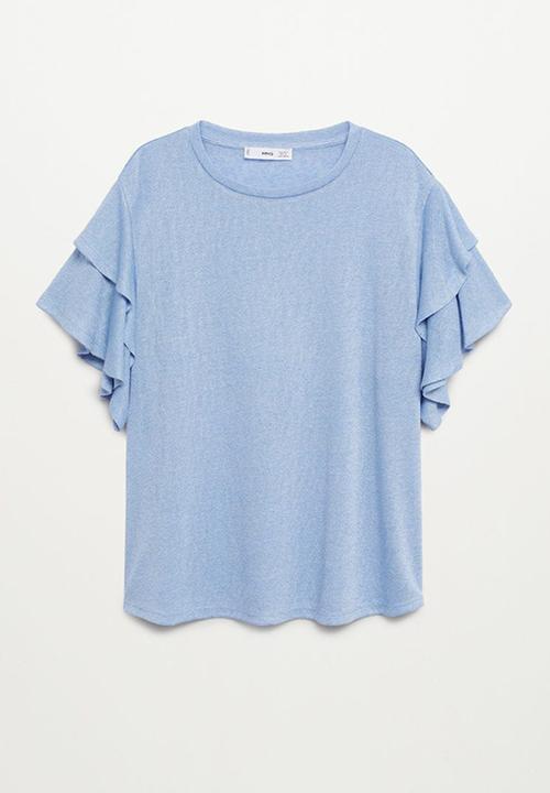 MANGO - Blouse liba - blue