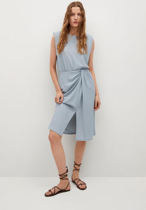 MANGO - Top leonor - light pastel blue