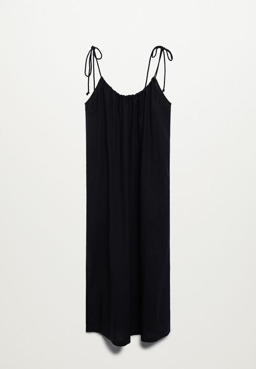 MANGO - Dress melon - black