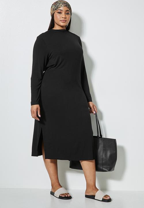 Superbalist - Knit column dress - black