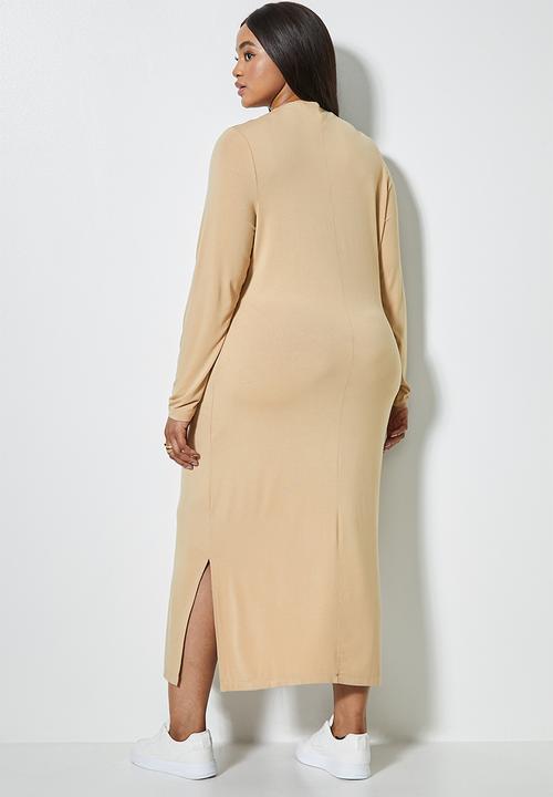 Superbalist - Knit column dress - sand