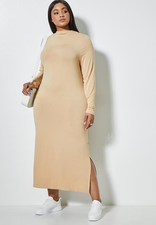 Superbalist - Knit column dress - sand