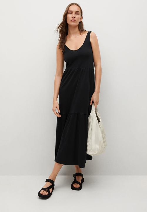 MANGO - Dress masito - black