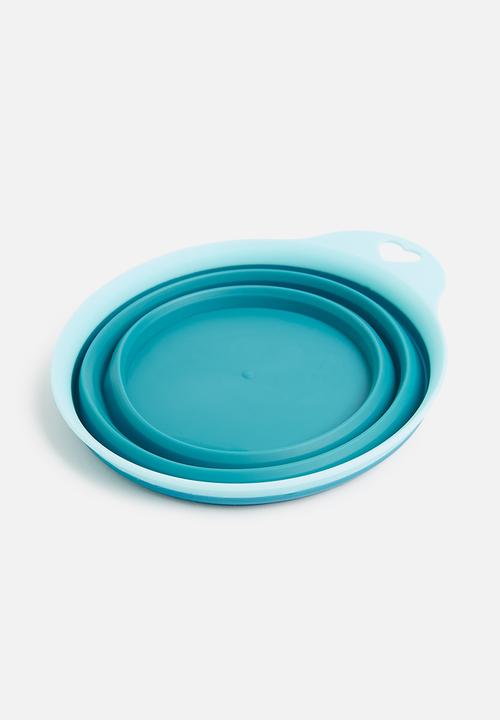 Pet Collection - On-the-go collapisable dog bowl - blue