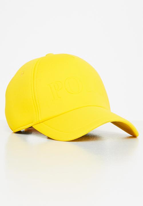 POLO - Mens arlo debossed peak - mustard