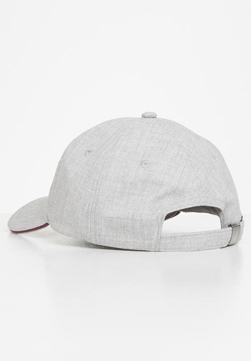 POLO - Mens alex 3d embroidered peak - grey 