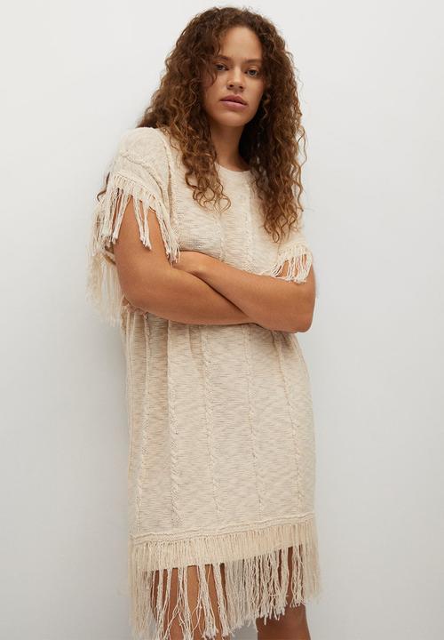 Violeta by Mango - Plus dress cintas - light beige