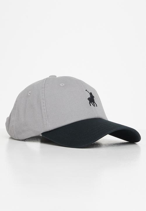 POLO - Mens axel 3d pony contrast peak - grey