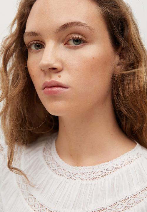 MANGO - Blouse luci - white