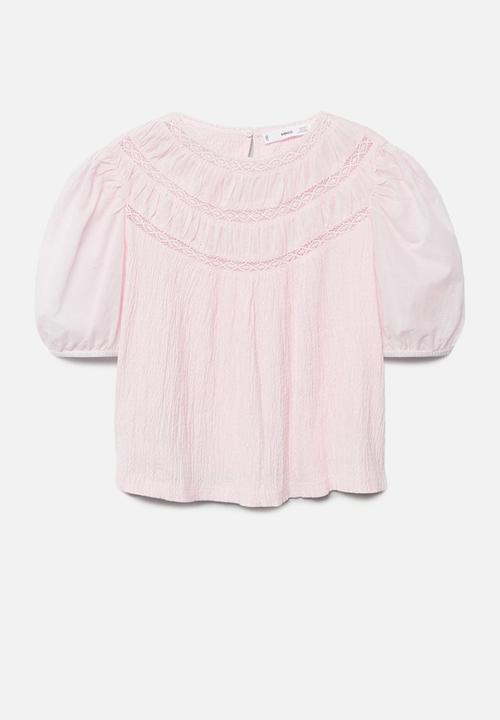 MANGO - Blouse luci - pink