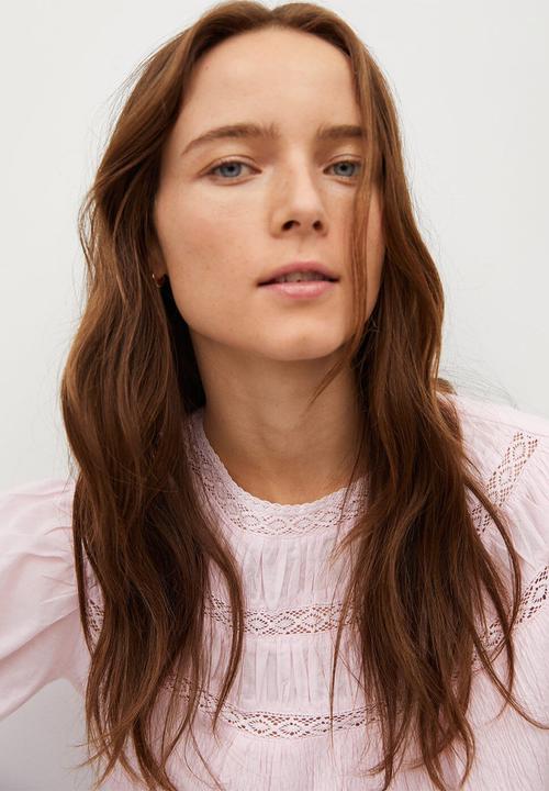 MANGO - Blouse luci - pink