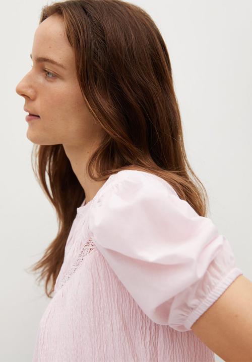 MANGO - Blouse luci - pink