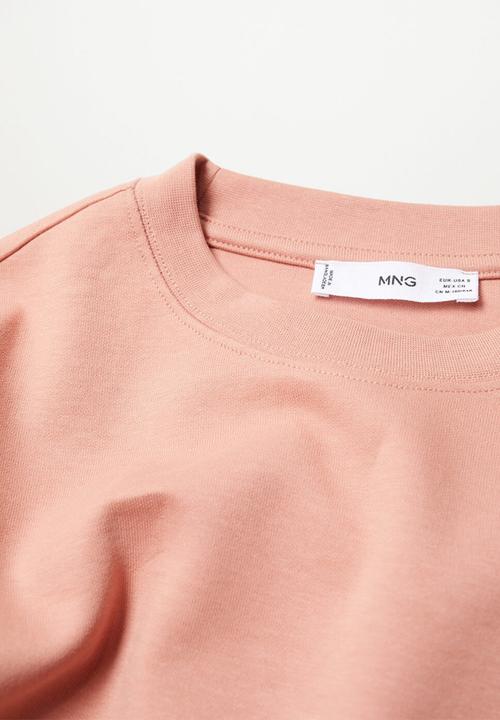 MANGO - Sweatshirt fakir - light pastel pink