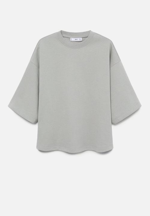 MANGO - Sweatshirt fakir - grey