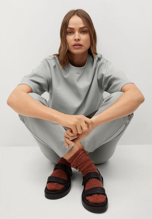 MANGO - Sweatshirt fakir - grey