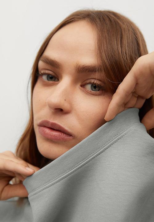 MANGO - Sweatshirt fakir - grey