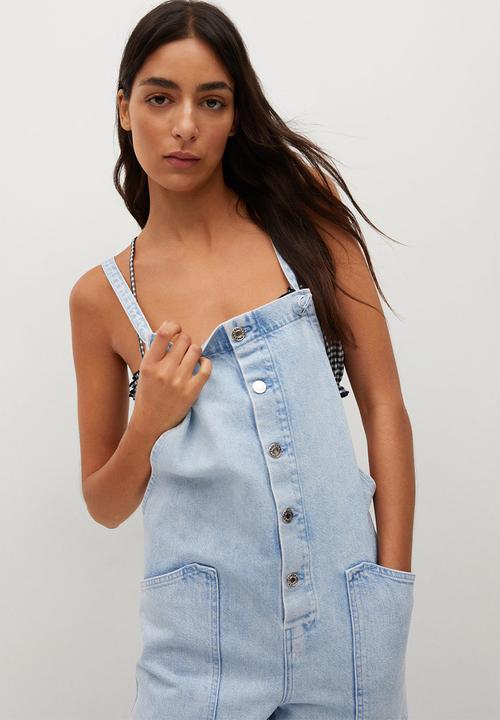 MANGO - Dungaree sangela - blue
