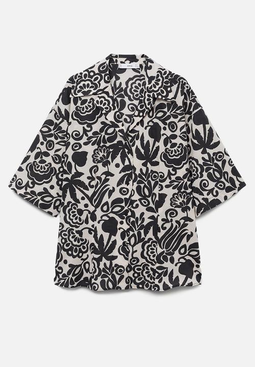 MANGO - Shirt agnes - black