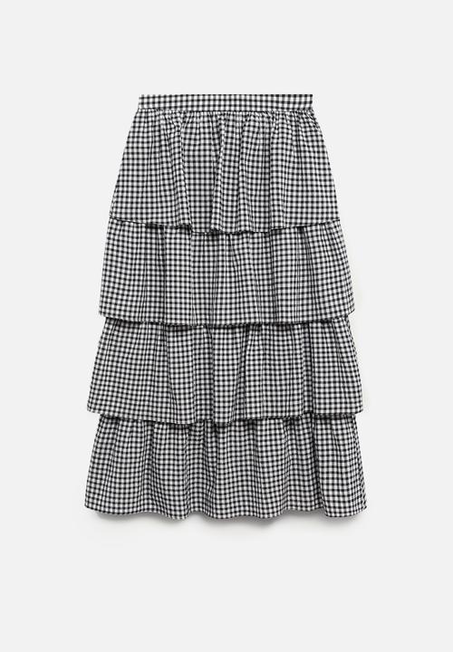 MANGO - Skirt viki - black