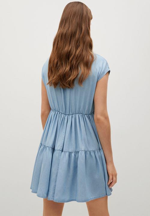 MANGO - Dress siren - blue