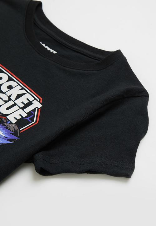 Rebel Republic - Rocket league car blast t-shirt - black