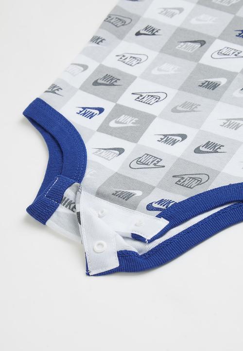 Nike - Nhb nsw checkerboard 3 piece set - grey & navy 
